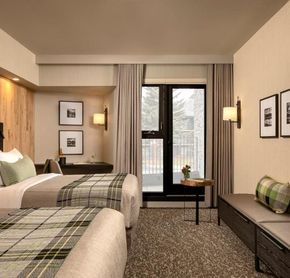 Room with two beds