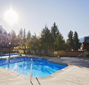 Outdoor heated pool