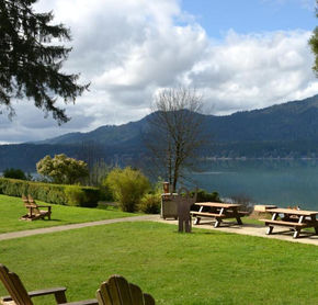 View of the lake