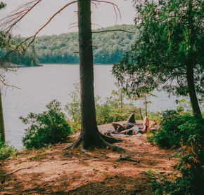 Nap on the lakeside