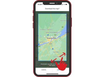 How to use the Google Maps GPS offline while travelling ?
