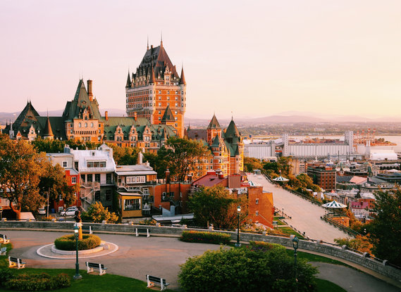 Le château Frontenac à Québec