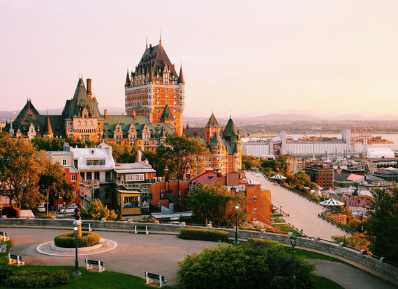 Le château Frontenac à Québec