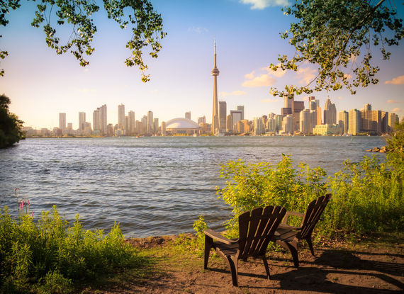 La skyline de Toronto au Canada