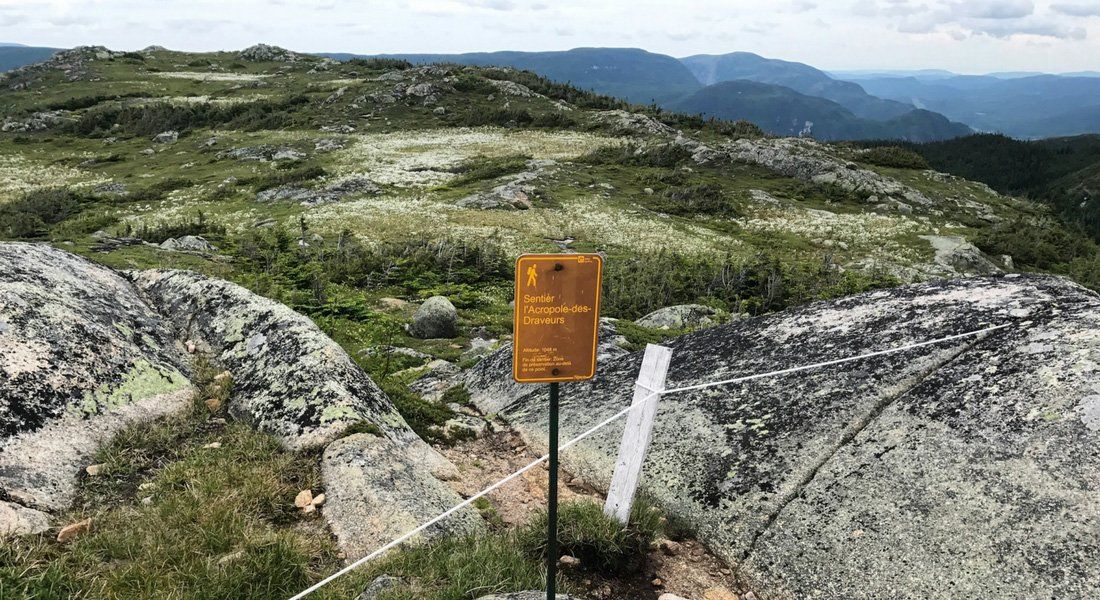 @Karine Beaudin dénivelé de l'acropole des Draveurs