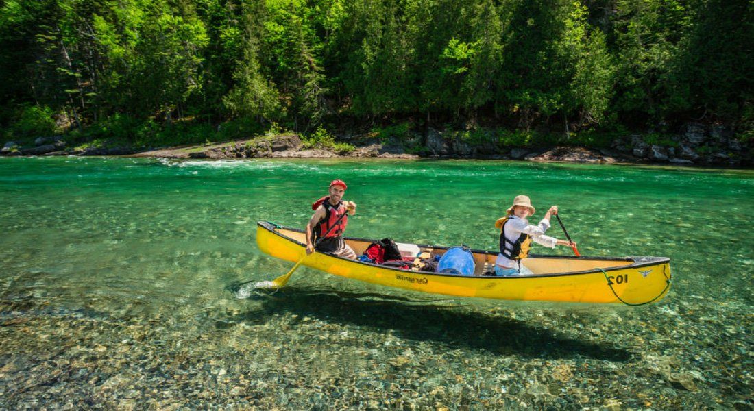 perce tourism Canoeing down the Bonaventure River