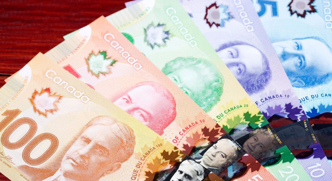 Budget Canadian dollar bills