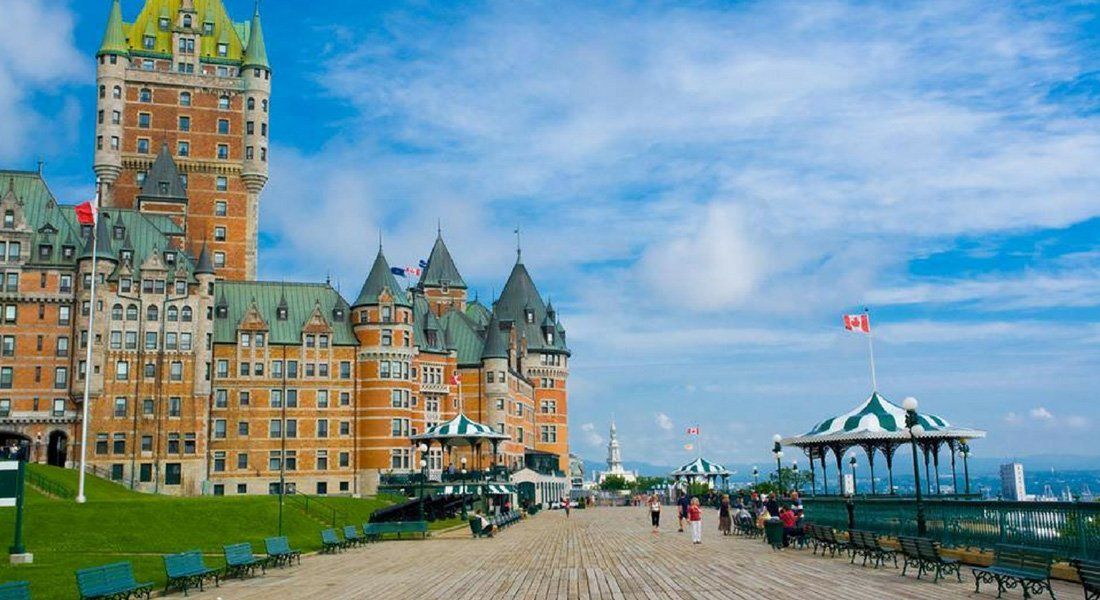 quebec city map Château Frontenac, Québec City