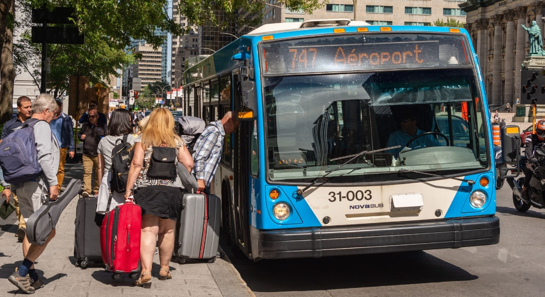 Shuttle 747 Montreal airport shuttle