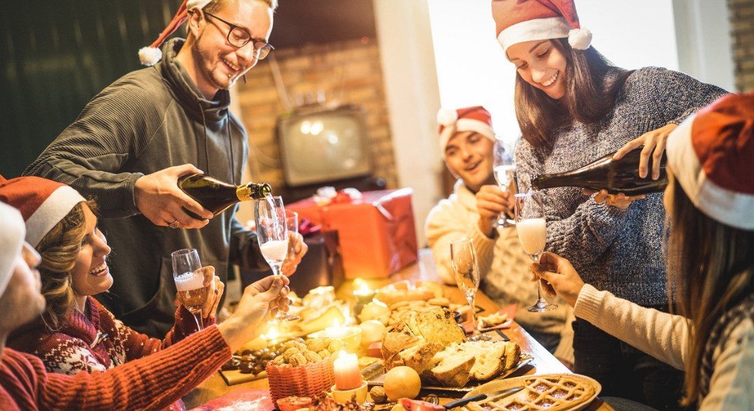 Dîner convivial au Chalet Traiteur chalet Québec