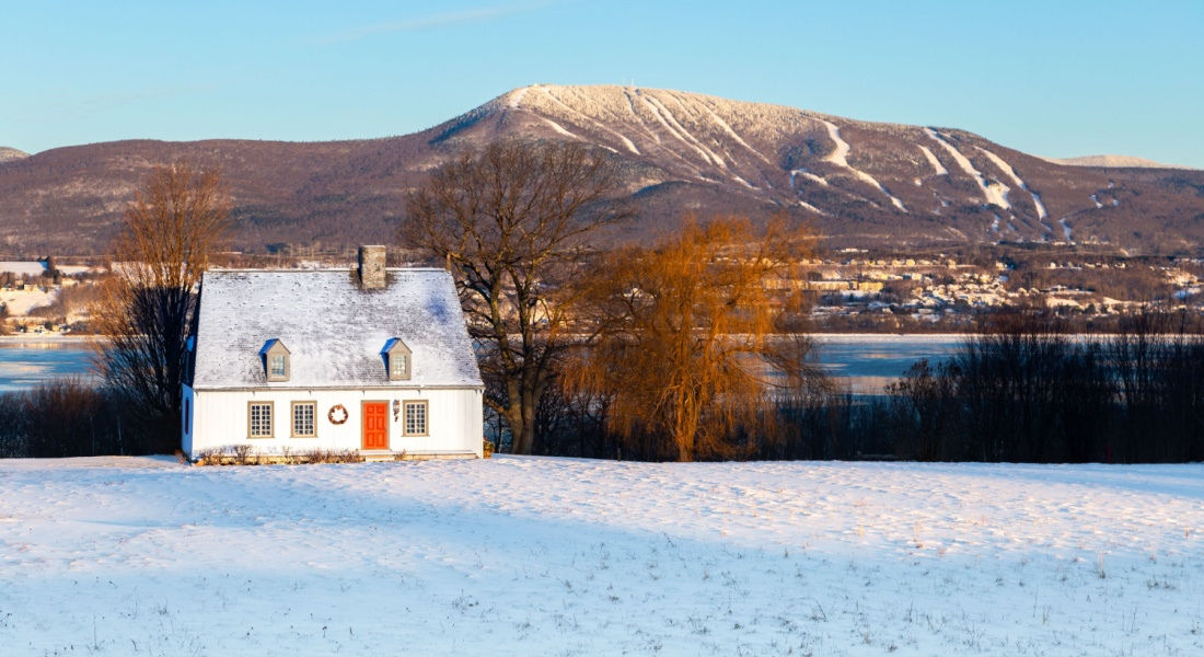 Winter landscape, Saint-François-de-l'île-d'Orléans saint-françois-de-l'ile-d'orleans