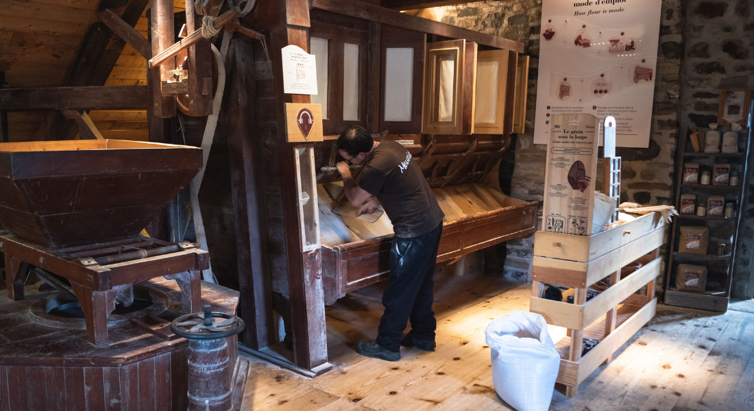 Moulin à farine de l'Isle-aux-Coudres quoi ramener isle aux coudres