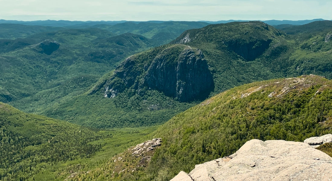 Point de vue Lac des Cygnes Trekking Charlevoix Lac des Cygnes
