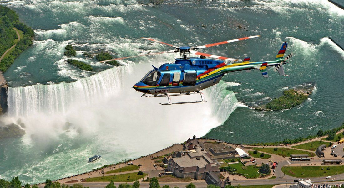 survol des chutes du Niagara Niagara Falls en hélicoptère