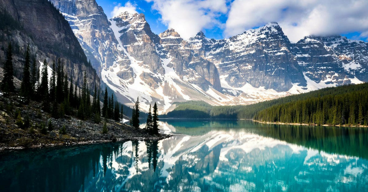 moraine lake trail moraine lake to lake louise