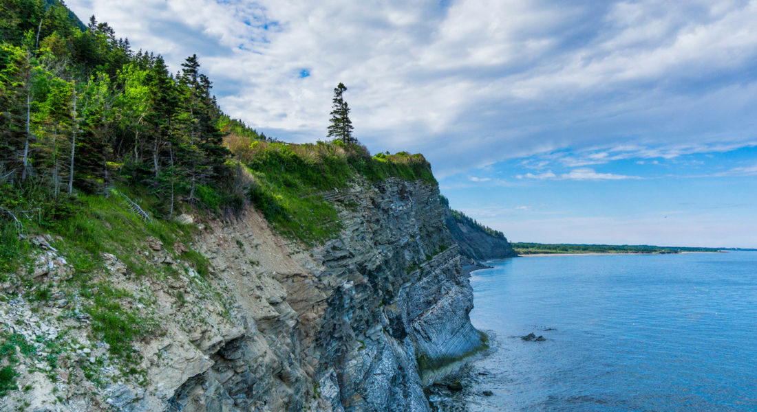 appalachian parks canada Cliffs in Forillon Park