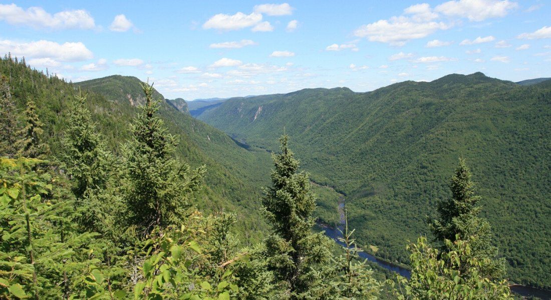 @Onfokus  Panorama sur la Vallée de la Jacques Cartier