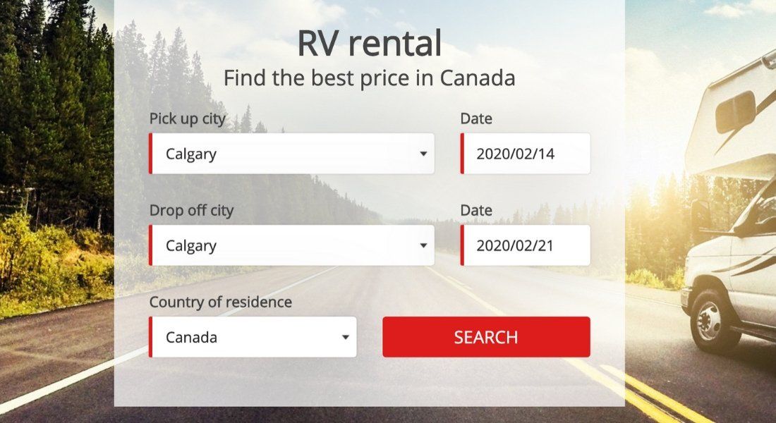 comparison tool rv rental rv comparison canada