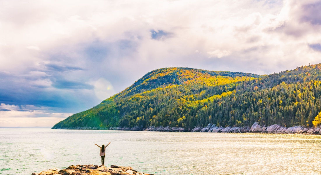 Vue panoramique de la côte, Charlevoix Charlevoix quebec canada