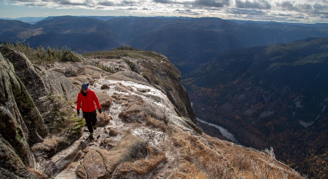L'Acropole des Draveurs, Charlevoix acropole draveurs randonnee