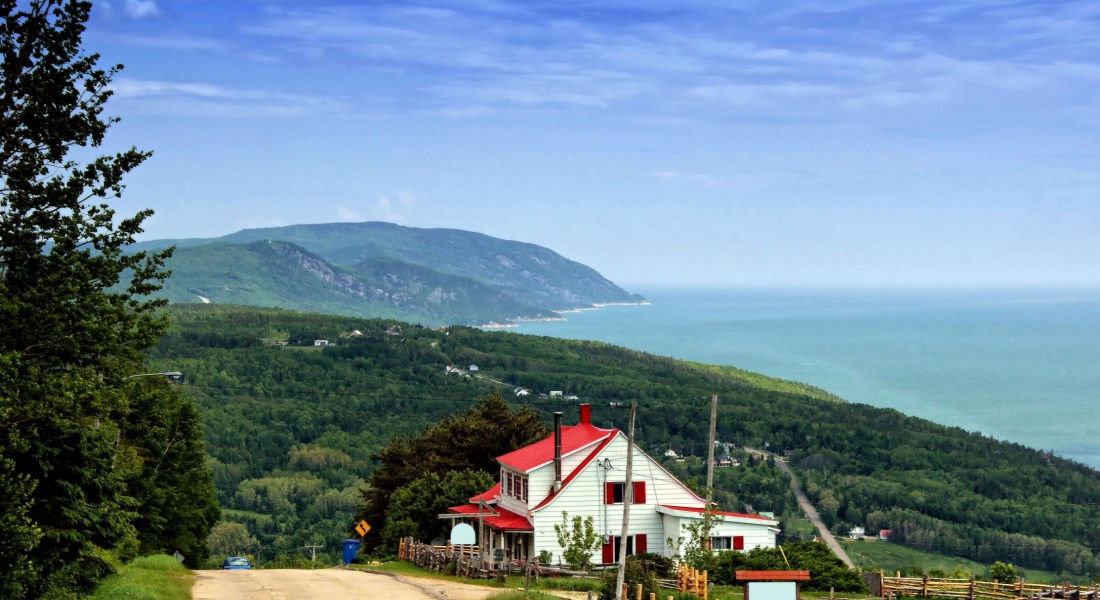Panoramic view of Charlevoix Charlevoix canada