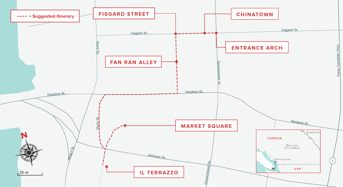 map of things to do in Victoria