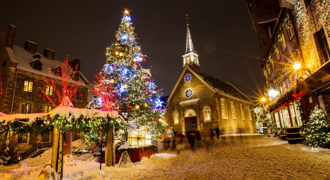 5 lieux magiques pour passer Noel au Québec