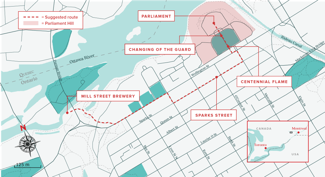 Ottawa activities map
