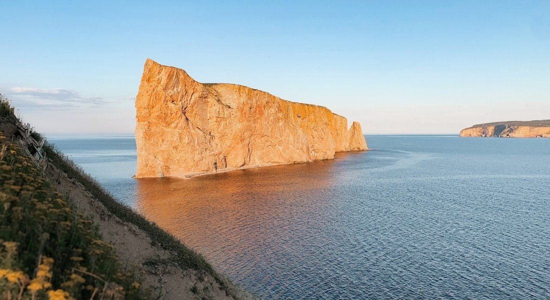 Rocher Percé au coucher du soleil