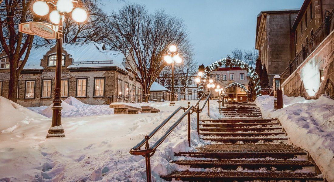 Promenade vieux Québec Escaliers de Québec