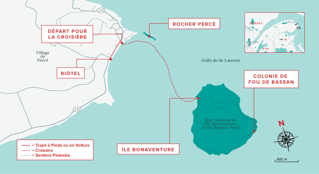 Visiter Percé en 24 heures itinéraire