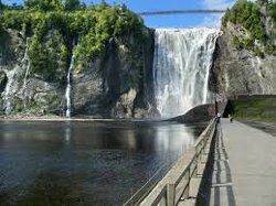 Montmorency Fall near the City of Quebec