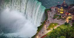 Walk from Rainbow Bridge to Table Rock, Niagara Falls