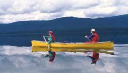 Canoeing on Clearwater Lake
