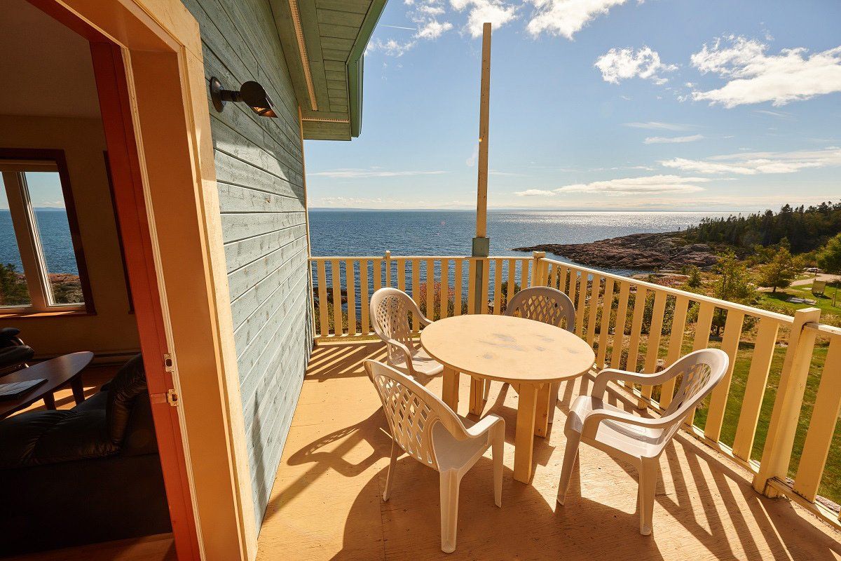 Balcon privé et vue sur la mer