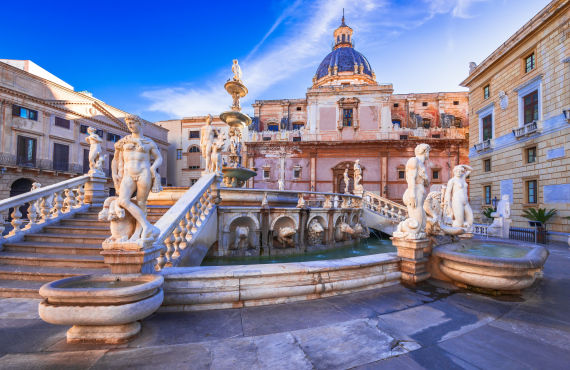 Palermo, the Fontana