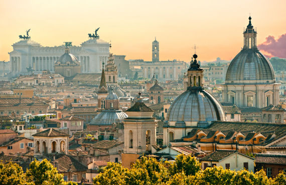 Rome, vue panoramique