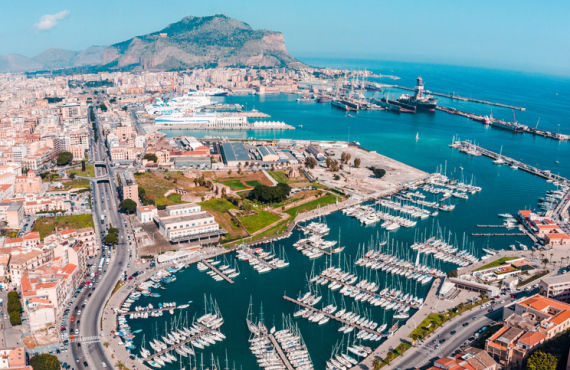 Palermo, aerial view