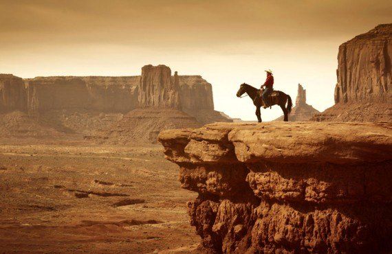 Cowboy de Monument Valley (iStockPhoto)