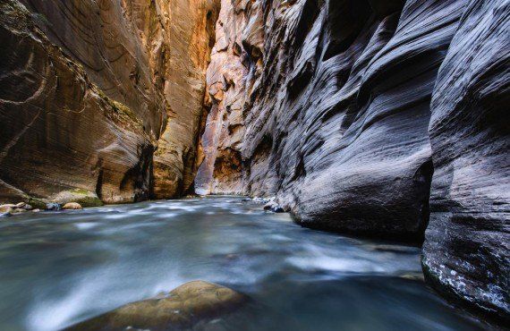 Rando dans les Narrows du Zion Canyon (iStockPhoto, bbprince)