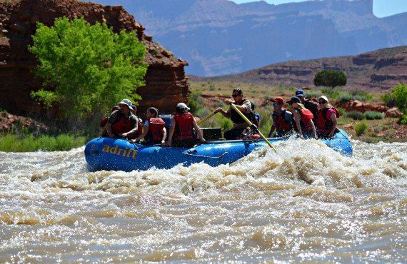 Rafting sur le fleuve Colorado, Moab, UT 