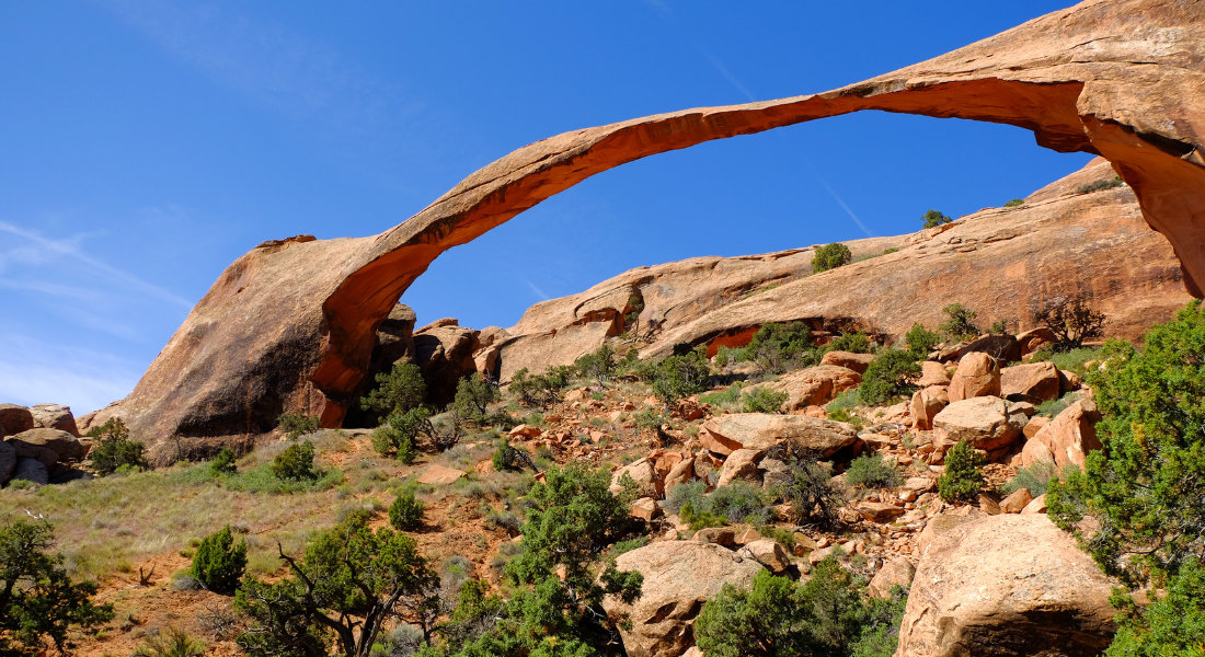 Parc national Arches Landscape Arch au parc national Arches