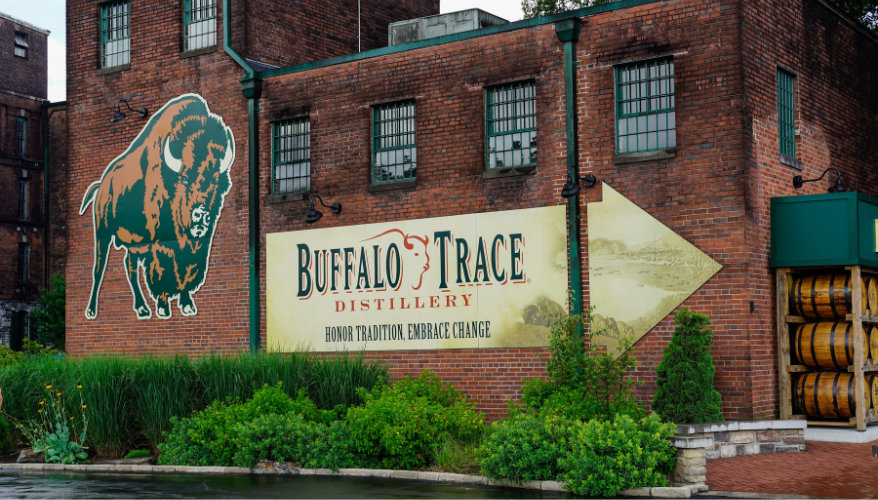 Distillerie de bourbon au Kentucky