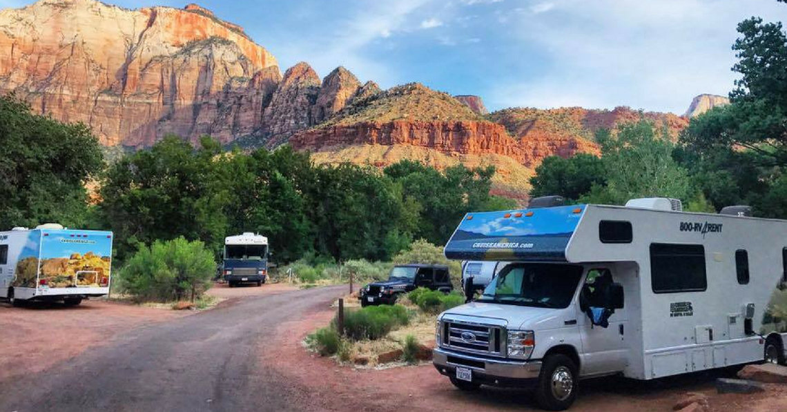 Camping en nature aux USA en camping-car 