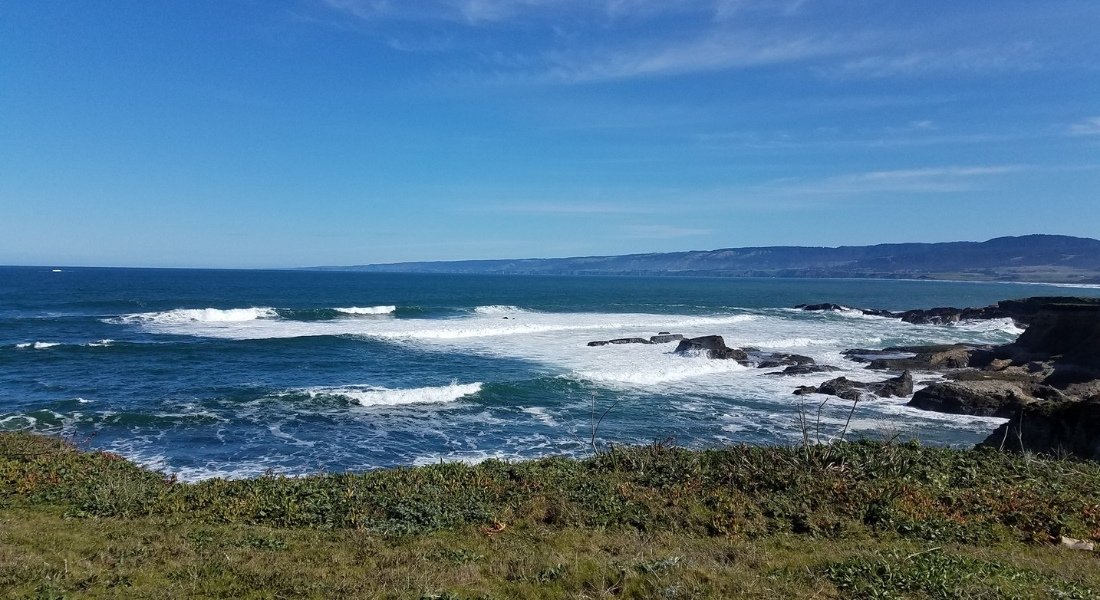 @Manchester Beach KOA Campground beach on the US west coast