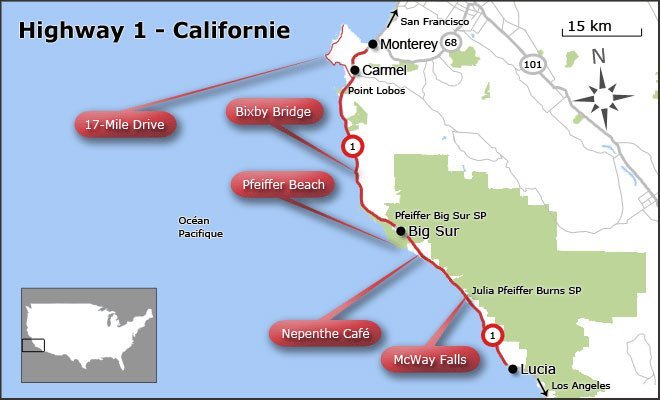 carte highway 1