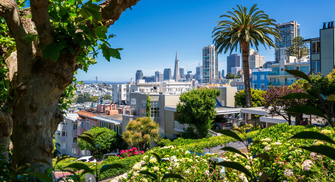 Vue sur la skyline de San Francisco