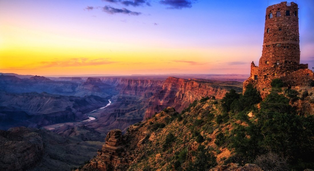 Grand Canyon sunset Desert View, Grand Canyon