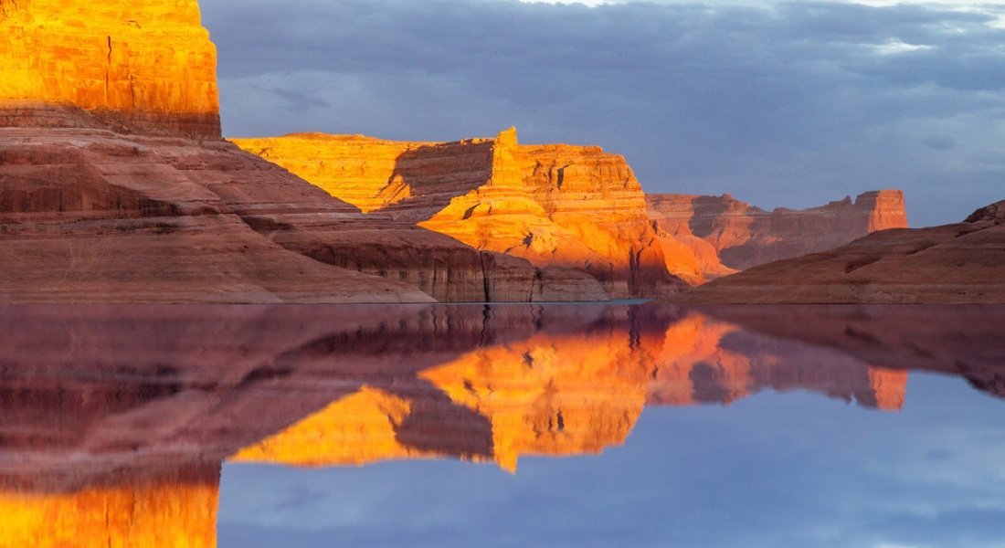 Most beautiful sunsets Utah Lake Powell sunset