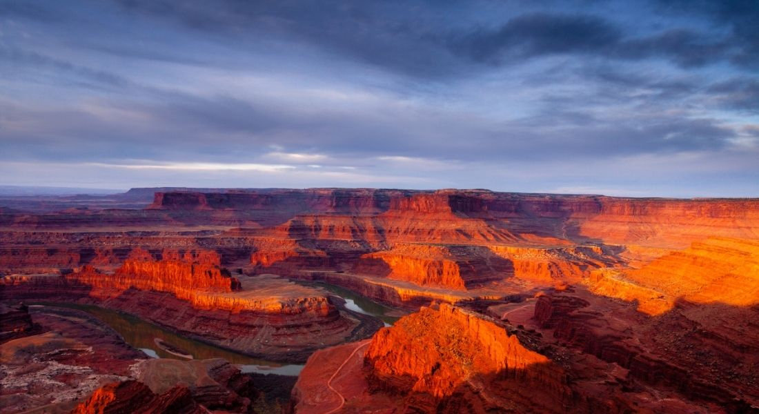 Coucher de soleil Dead Horse Point State Park Coucher de soleil à Dead Horse Point State Park